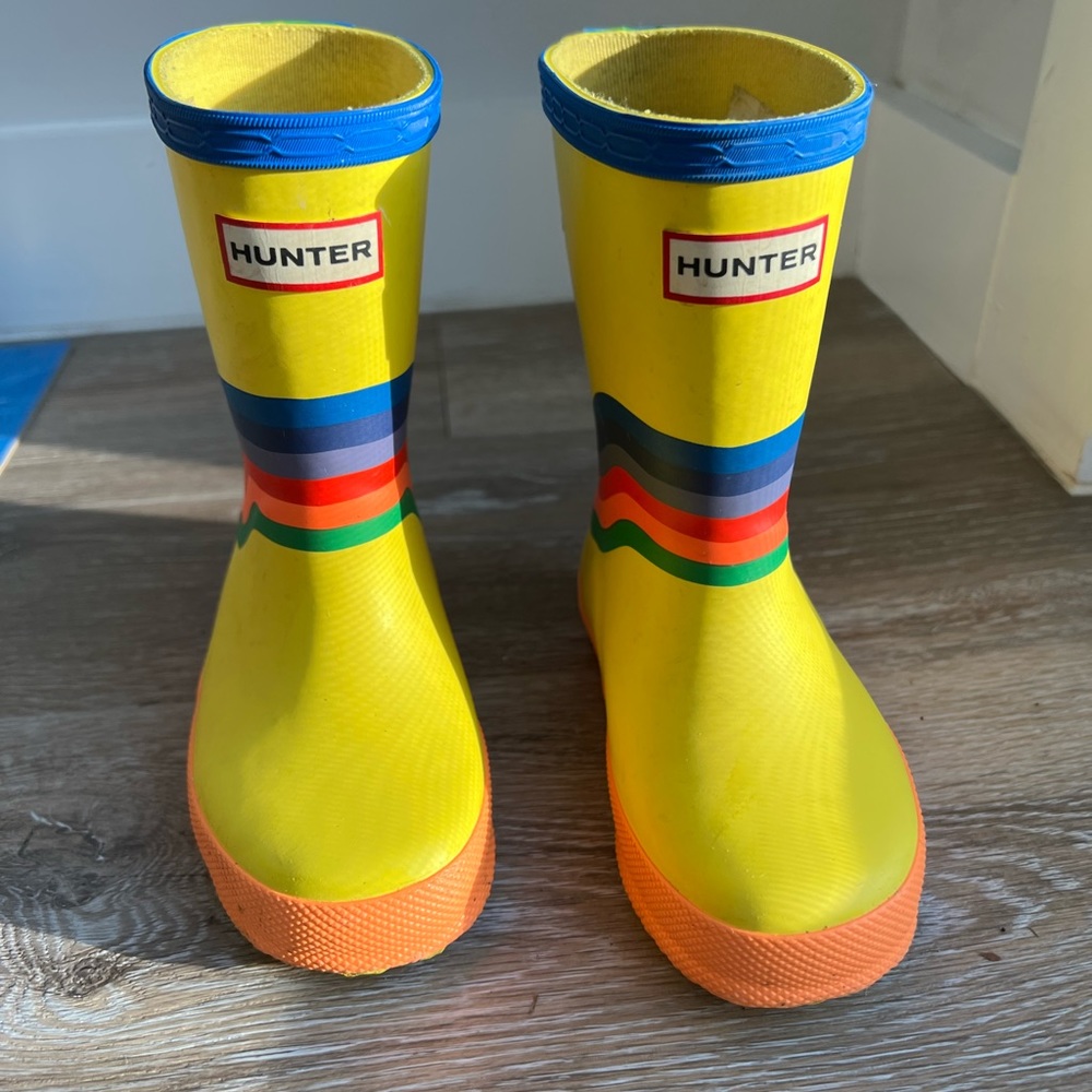 HUNTER - KIDS FIRST CLASSIC WIGGLE RAINBOW RAIN BOOT